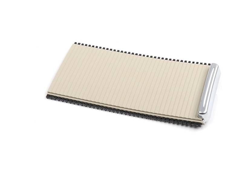 Pfdwmdoi Interieur Zubehör Für Volvo XC60 V60 S60 S60L Konsole Schiebeläden Getränkehalter Rollo Abdeckung Armlehne Box Zierring Streifen Car Interieurleisten(Beige) von Pfdwmdoi