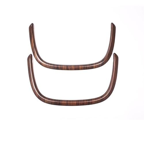 Pfdwmdoi Interieur Zubehör Für X1 F48 16-21 Für X2 F47 18-21 Für 2er 218i F45 F46 ABS Chrom Heckspoilerrahmenabdeckung Car Interieurleisten(Pine Wood Grain) von Pfdwmdoi