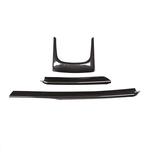 Pfdwmdoi Interieur Zubehör Für X1 F48 2016-2019 3 Teile/Satz Carbon Fiber Style ABS Auto Armlehne Box Dekoration Streifen Trim Car Interieurleisten(Carbon Fiber) von Pfdwmdoi