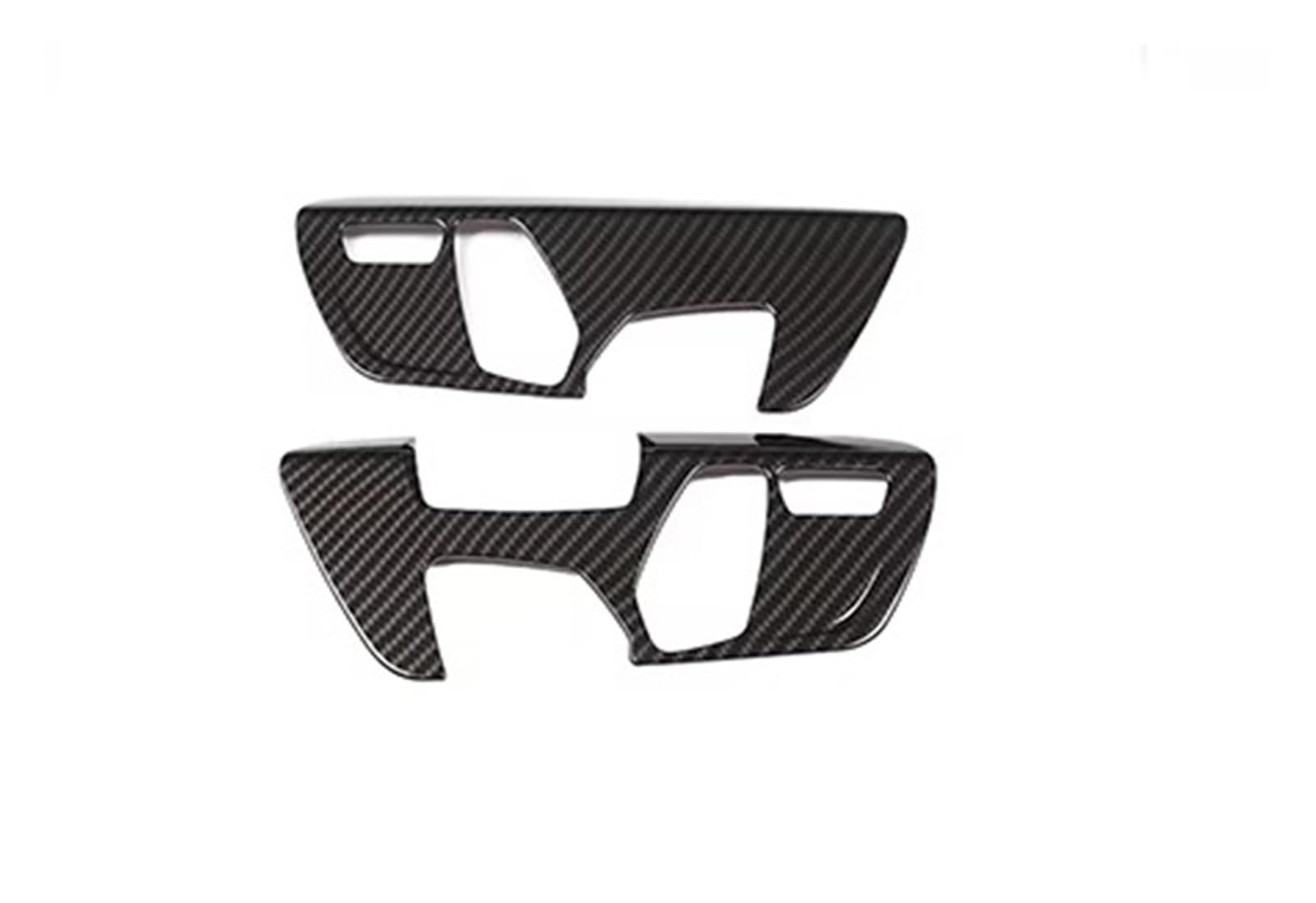 Pfdwmdoi Interieur Zubehör Für X1 F48 2016-2022 Für 2er F45 F46 2015-2022 Autositzverstellungsknopf-Panel-Trimmabdeckung ABS-Kohlefaser Car Interieurleisten(Carbon Fiber) von Pfdwmdoi