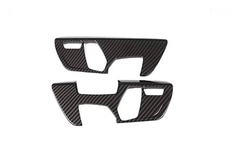 Pfdwmdoi Interieur Zubehör Für X1 F48 2016-2022 Für 2er F45 F46 2015-2022 Autositzverstellungsknopf-Panel-Trimmabdeckung ABS-Kohlefaser Car Interieurleisten(Carbon Fiber) von Pfdwmdoi