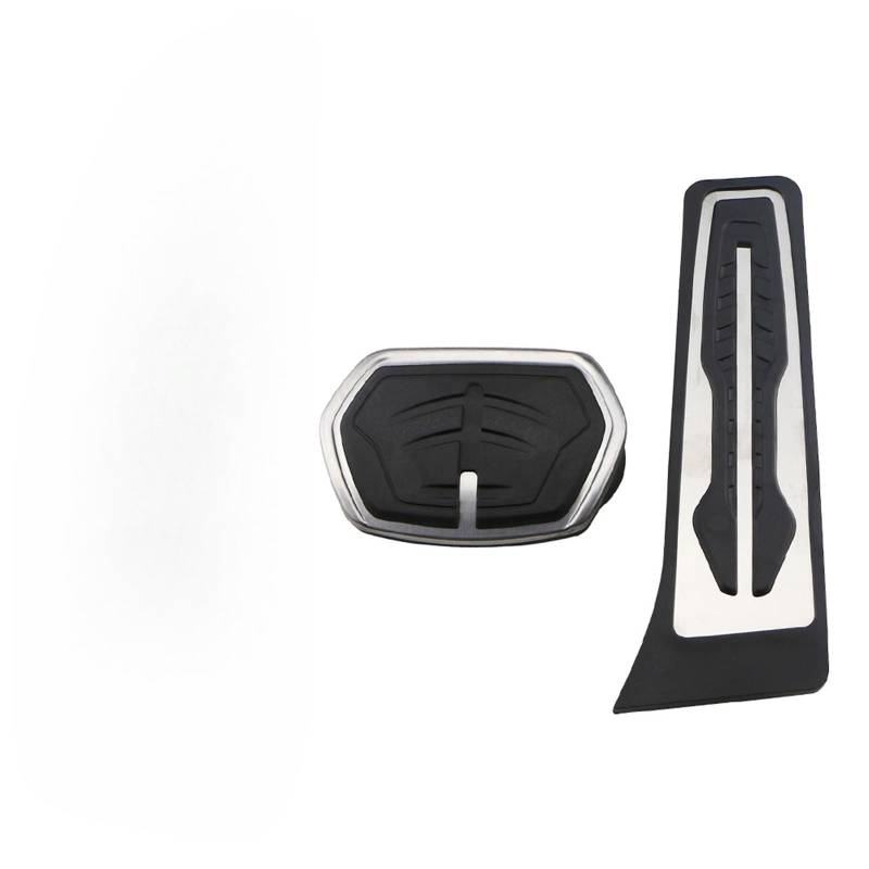 Pfdwmdoi Interieur Zubehör Für X1 F48 X2 F39 2016-2024 Gas Kraftstoff Bremspedale Pads Protector Edelstahl at LHD Auto Pedal Abdeckung Car Interieurleisten(at) von Pfdwmdoi