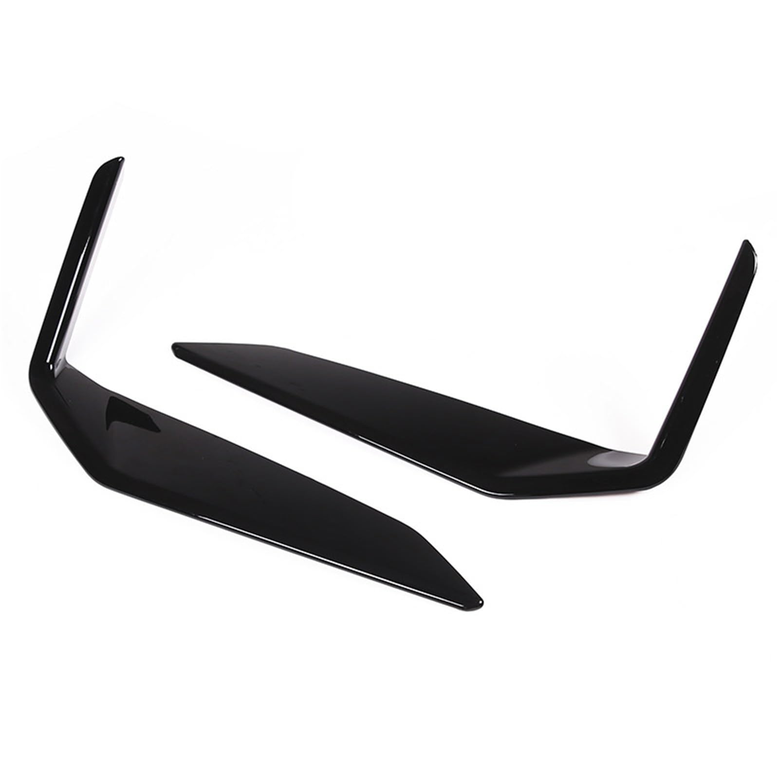 Pfdwmdoi Interieur Zubehör Für X1 IX1 U11 2023 2024 ABS Carbon Faser/Schwarz Auto Vorderen Stoßfänger Seite Molding Abdeckung Trim Car Interieurleisten(Black) von Pfdwmdoi