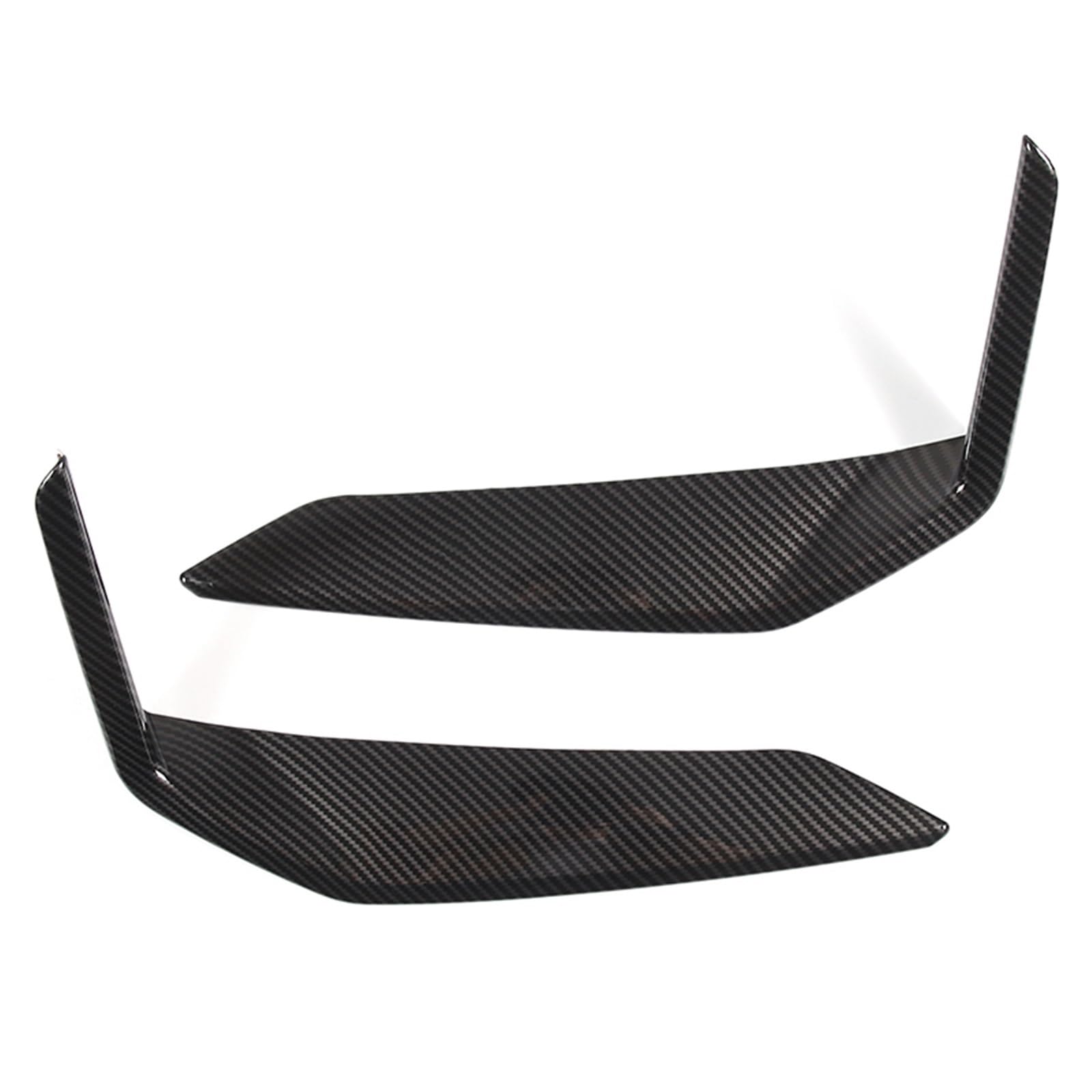 Pfdwmdoi Interieur Zubehör Für X1 IX1 U11 2023 2024 ABS Carbon Faser/Schwarz Auto Vorderen Stoßfänger Seite Molding Abdeckung Trim Car Interieurleisten(Carbon Fibre) von Pfdwmdoi