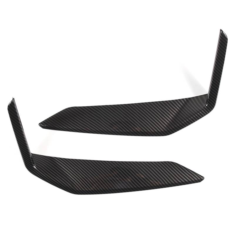 Pfdwmdoi Interieur Zubehör Für X1 IX1 U11 2023 2024 ABS Carbon Faser/Schwarz Auto Vorderen Stoßfänger Seite Molding Abdeckung Trim Car Interieurleisten(Carbon Fibre) von Pfdwmdoi