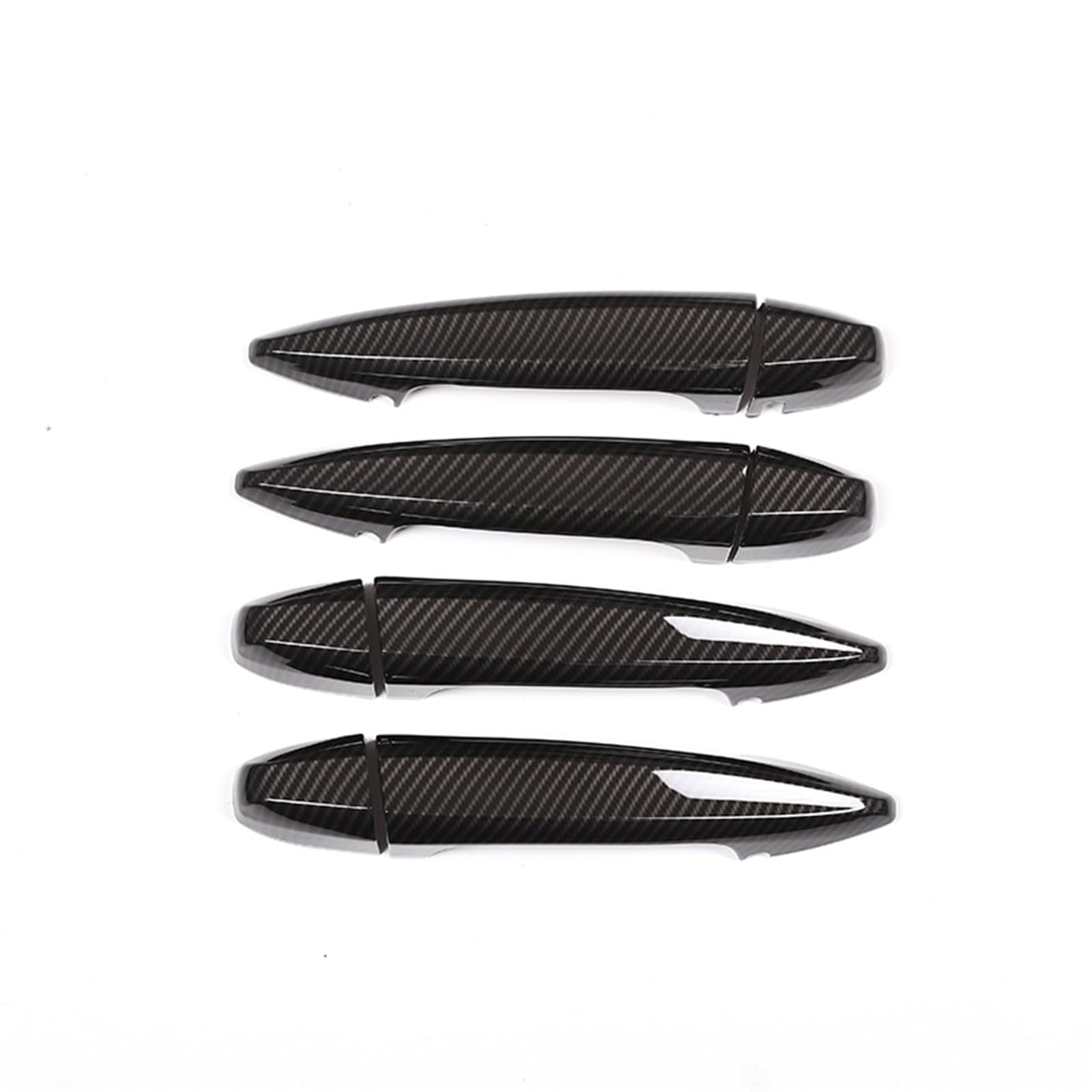 Pfdwmdoi Interieur Zubehör Für X1 X2 X5 X6 F15 F16 F47 F48 Automotive Exterior 4Piece Car Styling Außentürgriffe Abdeckung Trim Aufkleber Car Interieurleisten(Carbon Fiber) von Pfdwmdoi