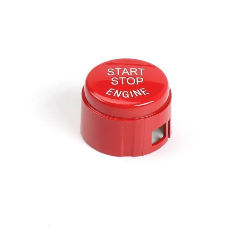 Pfdwmdoi Interieur Zubehör Für X3 F25 2011-2016 Start Stop Engine Push Button Switch Cover Eine Taste Start-Taste Eine Taste Start-Schalter Car Interieurleisten(Red) von Pfdwmdoi
