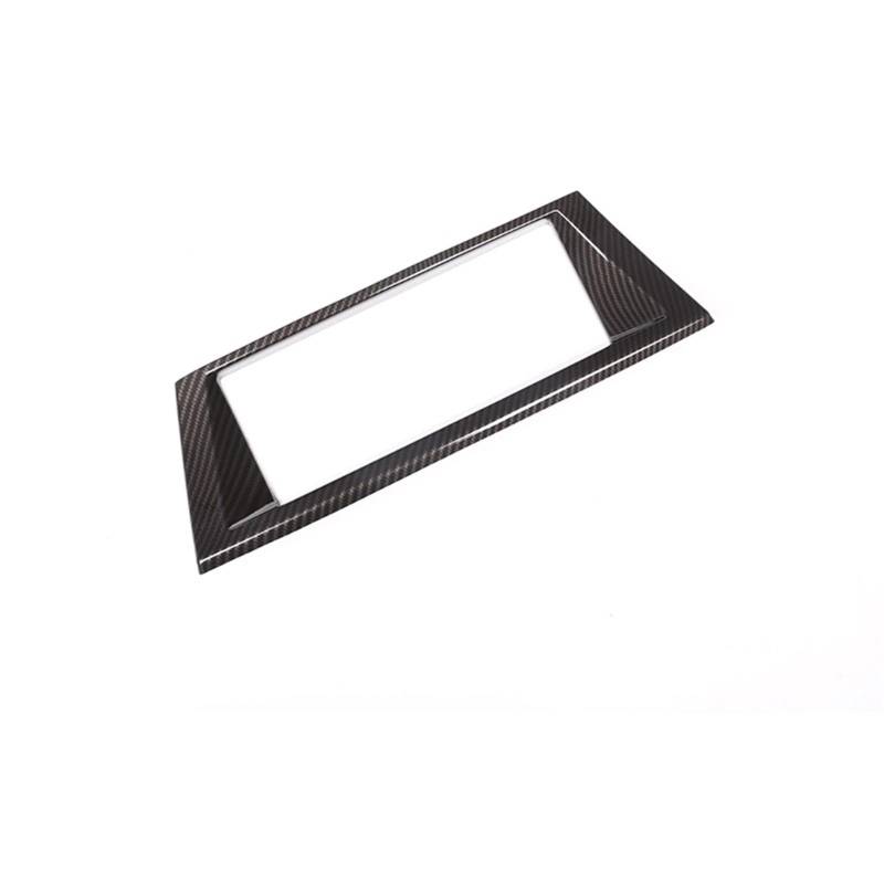 Pfdwmdoi Interieur Zubehör Für X5 E70 X6 E71 2008-2013 ABS Carbon Fiber/Schwarz Auto Navigation Dekorative Rahmen Trim Aufkleber Car Interieurleisten(Carbon Fiber) von Pfdwmdoi