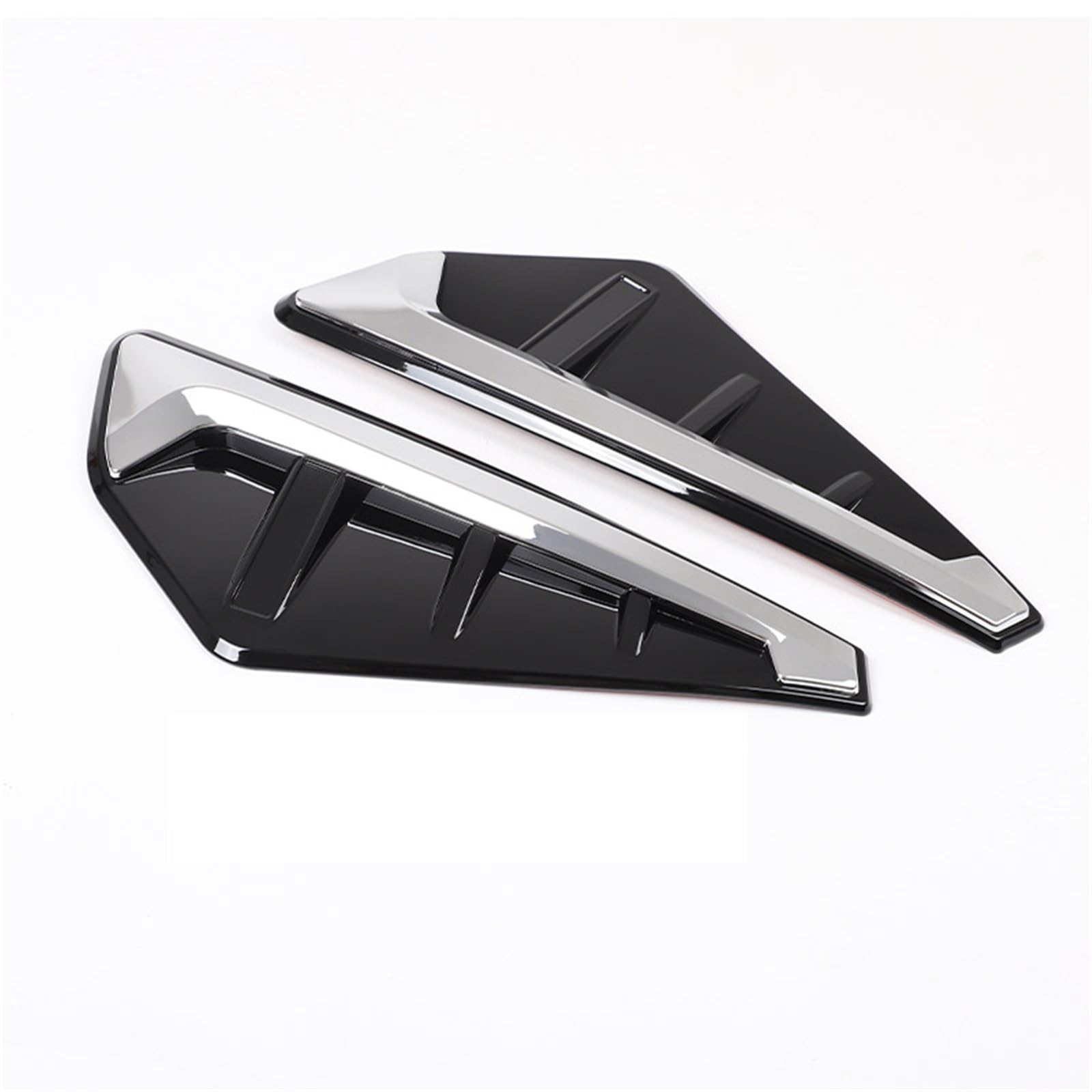 Pfdwmdoi Interieur Zubehör Für X5 G05 X5M F95 2019-2022 Auto ABS Schwarz Front Fender Side Shark Gill Side Air Outlet Abdeckung Trim Auto Car Interieurleisten(Silver) von Pfdwmdoi