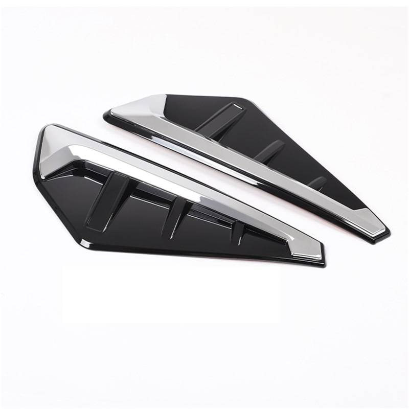 Pfdwmdoi Interieur Zubehör Für X5 G05 X5M F95 2019-2022 Auto ABS Schwarz Front Fender Side Shark Gill Side Air Outlet Abdeckung Trim Auto Car Interieurleisten(Silver) von Pfdwmdoi