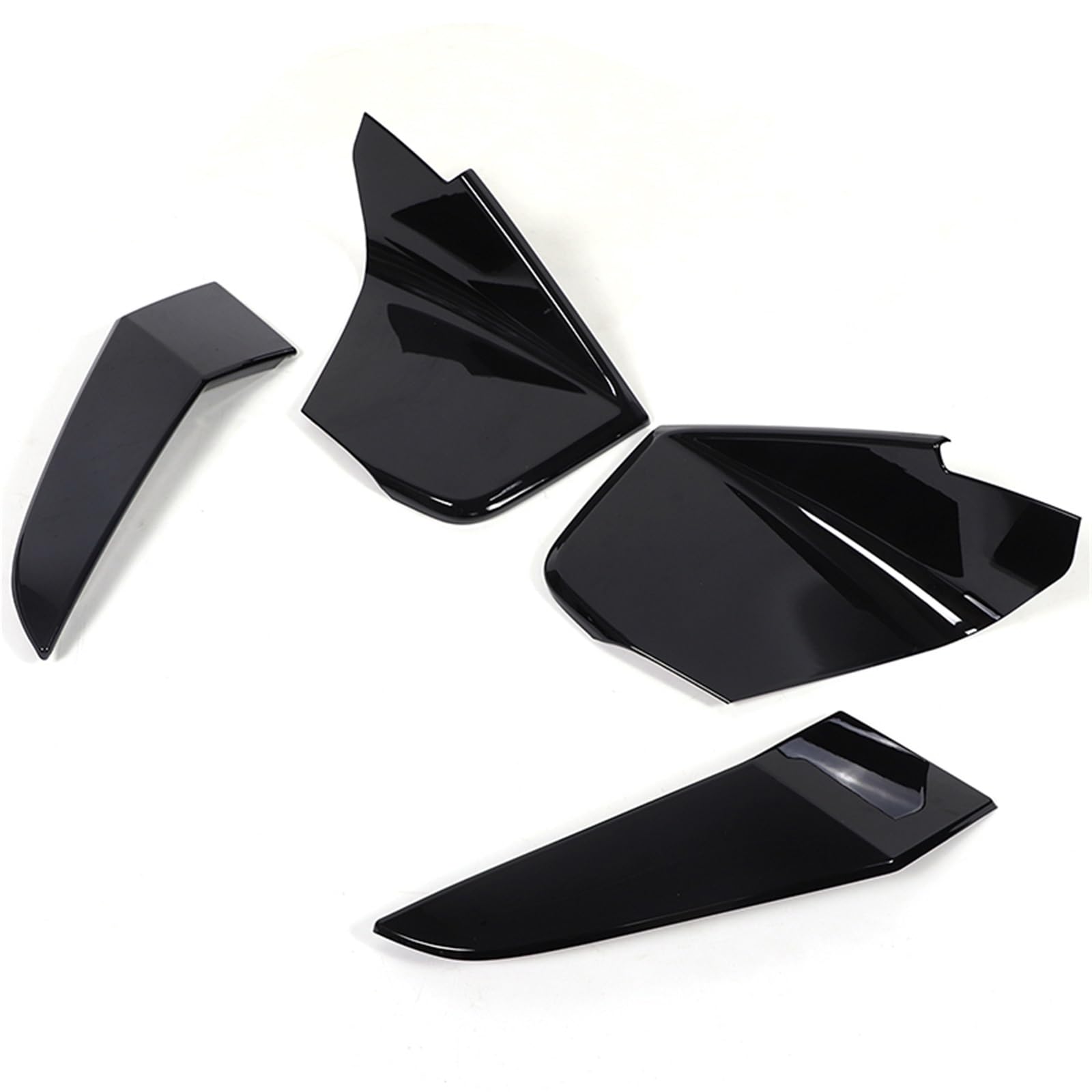 Pfdwmdoi Interieur Zubehör Für X7 G07 2023 2024 ABS Carbon Fiber/Schwarz Auto Vorderen Stoßfänger Dekorative Abdeckung Dekorative Aufkleber Außen Car Interieurleisten(Black) von Pfdwmdoi