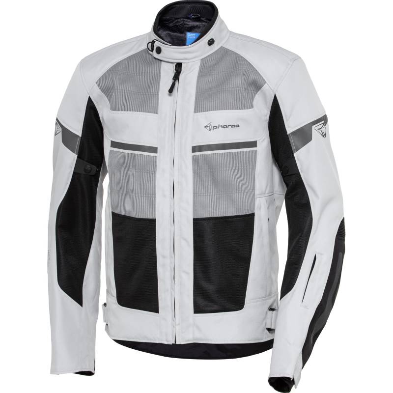 Pharao Vigo Air Textiljacke grau/schwarz 3XL Herren von Pharao