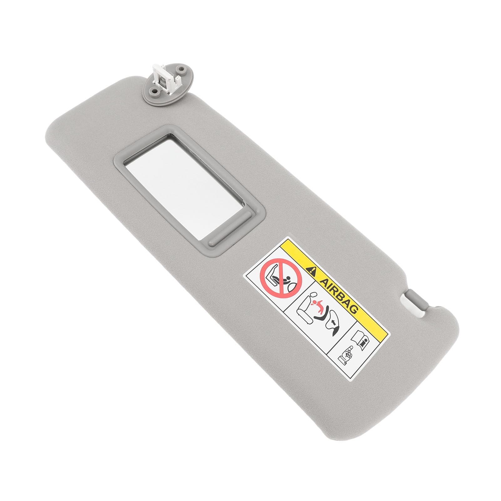 Graue Passform für Sun Visor Assembly Mirror Shielding Board für Land Cruiser Prado 2010-2023 - Stilvolle Pass -Sonnenschutz Treiber (Links) von Phefop