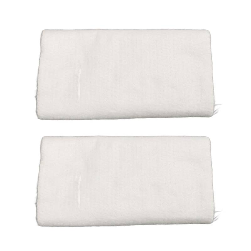 Motorradauspuffrohr -Schalldämpfer Langlebiger Glasfaser für Baumwoll 2 -PCS Sound Absorbierende Packtücher für Motorräder Auto, Hohe Leistung 35x25 Cm von Phefop