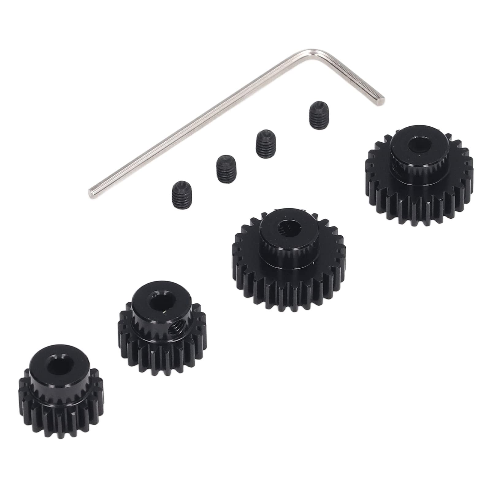RC-Ritzel-Set für TT01 TT02 TB02 TA05 RC-Car – 18T 19T 23T 24T Stahlzahnräder für Verbesserte Leistung von Phefop