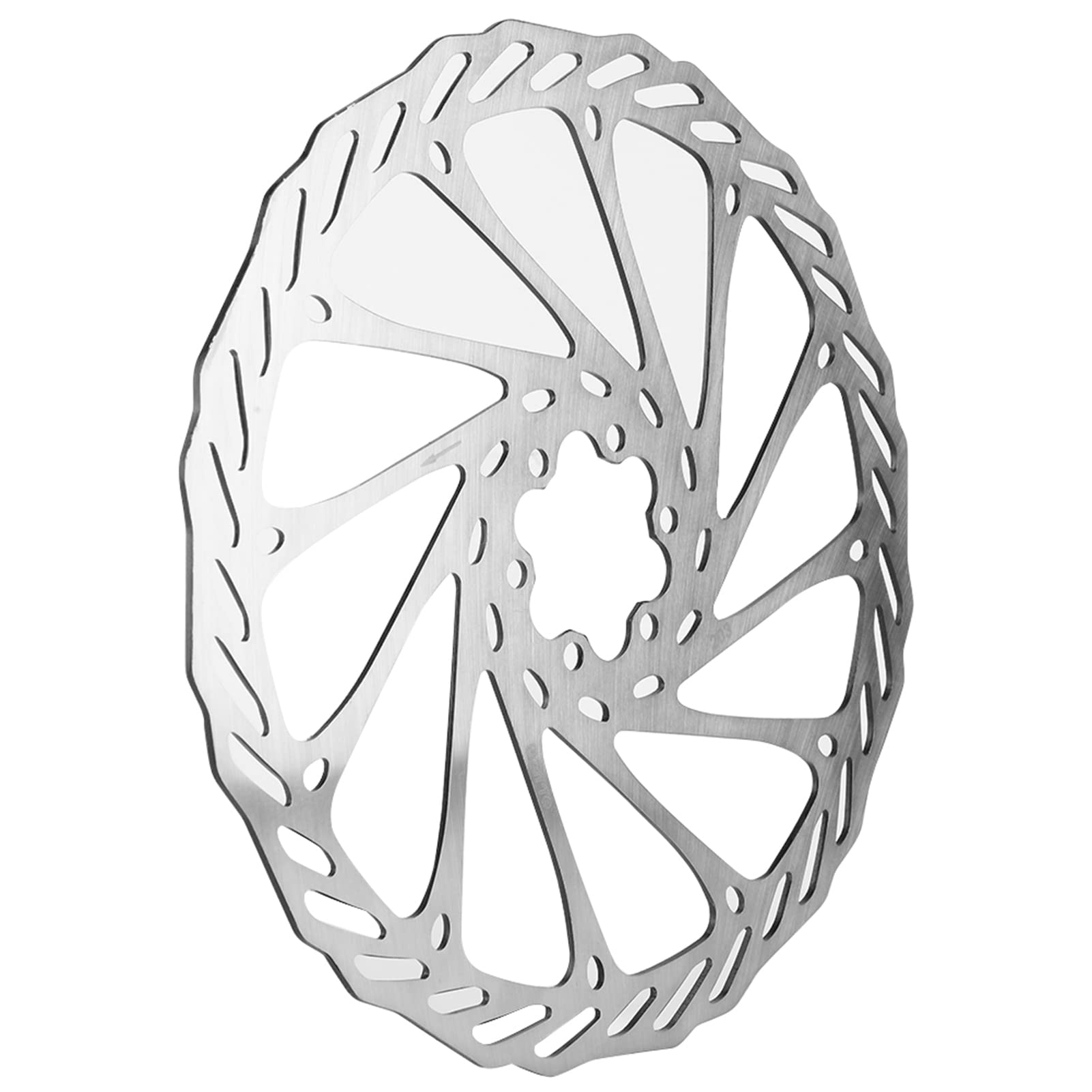 Verbesserte Sicherheit, Edelstahlbremsscheibe, Kompatibel mit Verschiedenen Scheibenbremszentren für Strenge Reiten, Effiziente Kühlung, Unterschiedliche Stile, Leichtgewicht (203 mm) von Phefop