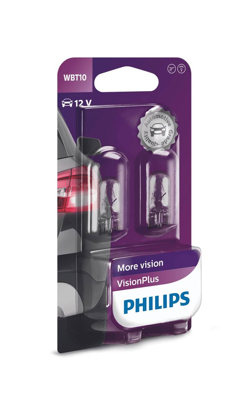 WBT10 6W 12V 3W W21x95d Blister 2st. Philips von Philips