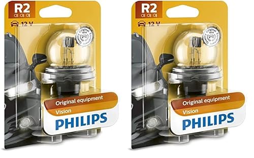 Philips 12620B1 Scheinwerferlampe R2, 1-er Set Blister (Packung mit 2) von Philips automotive lighting