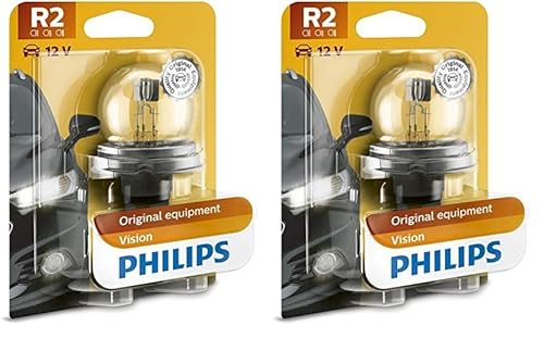 Philips 12620B1 Scheinwerferlampe R2, 1-er Set Blister (Packung mit 2) von Philips automotive lighting