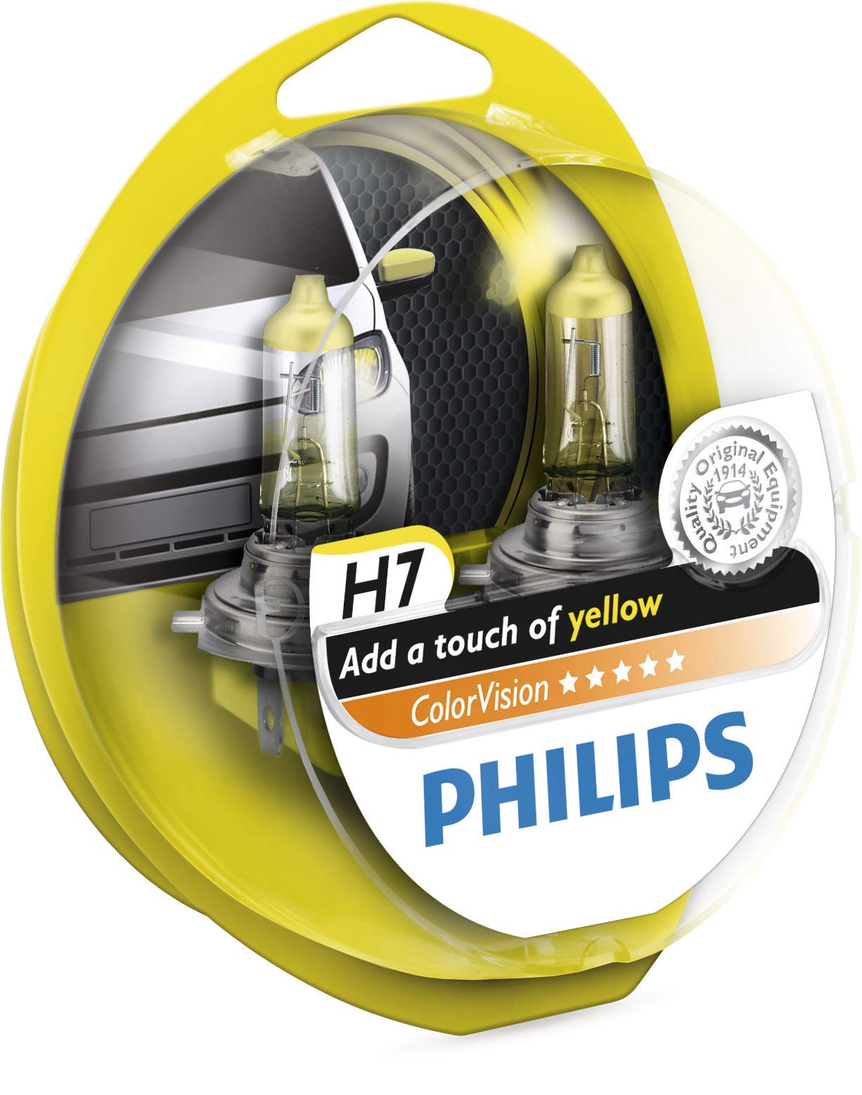 Philips 12972CVPYS2 Fahrzeuglampe ColorVision H7, Gelb, 2 Stück Philips 12972CVPYS2 Fahrzeuglampe ColorVision H7, Gelb, 2 Stück von Philips automotive lighting