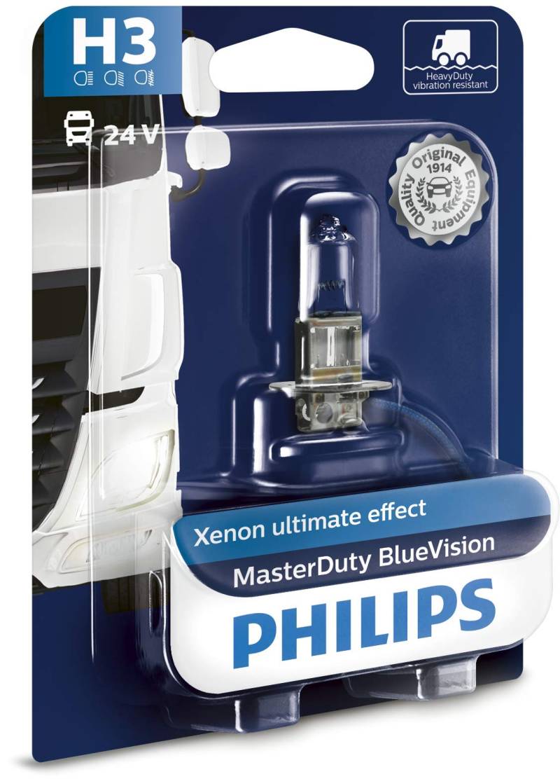 Philips MasterDuty BlueVision 24V H3 Scheinwerferlampe von Philips automotive lighting
