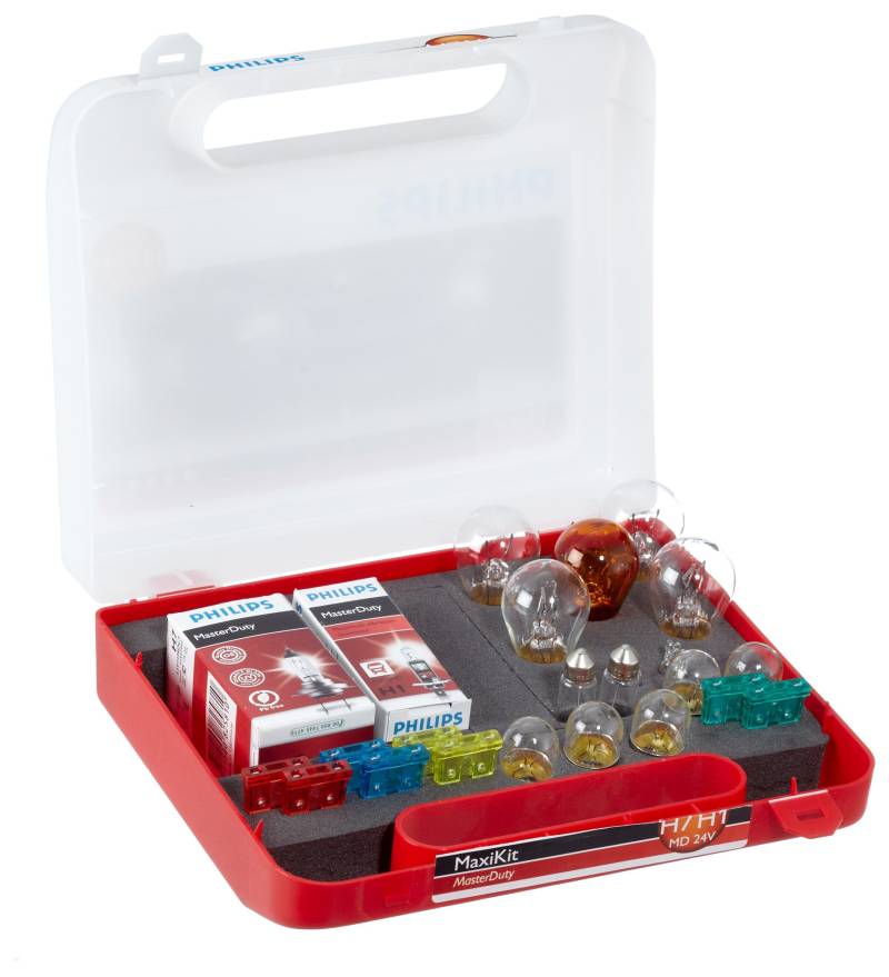 Philips MasterDuty MaxiKit H1 / H7 24V Ersatzbox, 55561LKMDKM von Philips