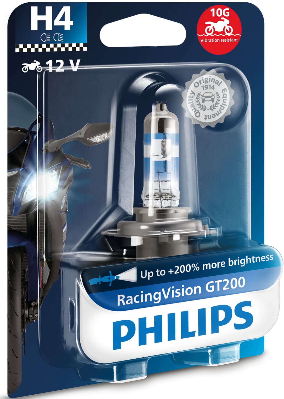 Philips automotive lighting H4 RacingVision GT200 moto Philips automotive lighting H4 RacingVision GT200 moto von Philips automotive lighting
