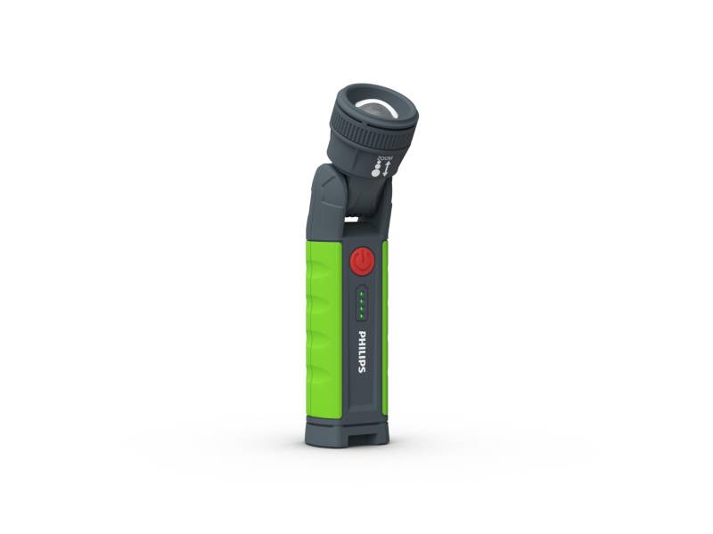 Philips Xperion 3000 Zoom LED-Arbeitsleuchte, robuste wiederaufladbare Werkstattlampe mit Zoomfunktion, 1000lm von Philips
