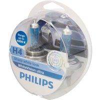 Glühlampe Halogen PHILLIPS H4 WhiteVision Ultra 12V, 60/55W von Philips