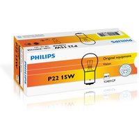 Glühlampe Sekundär PHILIPS Stop P22 Vision 12V, 15W von Philips