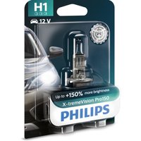 Glühlampe Halogen PHILIPS H1 X-tremeVision Pro150 12V, 55W von Philips