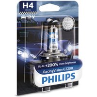 Glühlampe Halogen PHILIPS H4 RacingVision GT200 12V, 60/55W von Philips