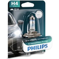 Glühlampe Halogen PHILIPS H4 X-tremeVision Pro150 12V, 60/55W von Philips