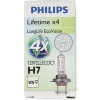 Glühlampe Halogen PHILIPS H7 LongLife EcoVision 12V, 55W von Philips