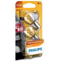 Glühlampe Sekundär PHILIPS P21/5W Premium 12V/5/21W, 2 Stück von Philips