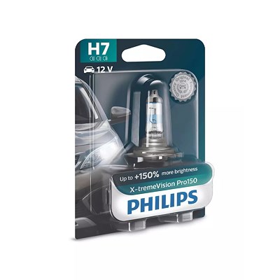 Philips H7 X-treme Vision Pro150 Fahrzeugscheinwerferlampe [Hersteller-Nr. 12972XVPB1] von Philips