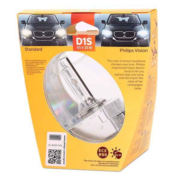 PHILIPS Glühlampe, Fernscheinwerfer VW,AUDI,MERCEDES-BENZ 85415VIS1 X825283480000,N10566103,63217217509  140772015,621696,00148800,11335600,11335601 von Philips