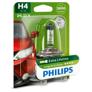 Philips LongLife EcoVision H4 60/55W von Philips