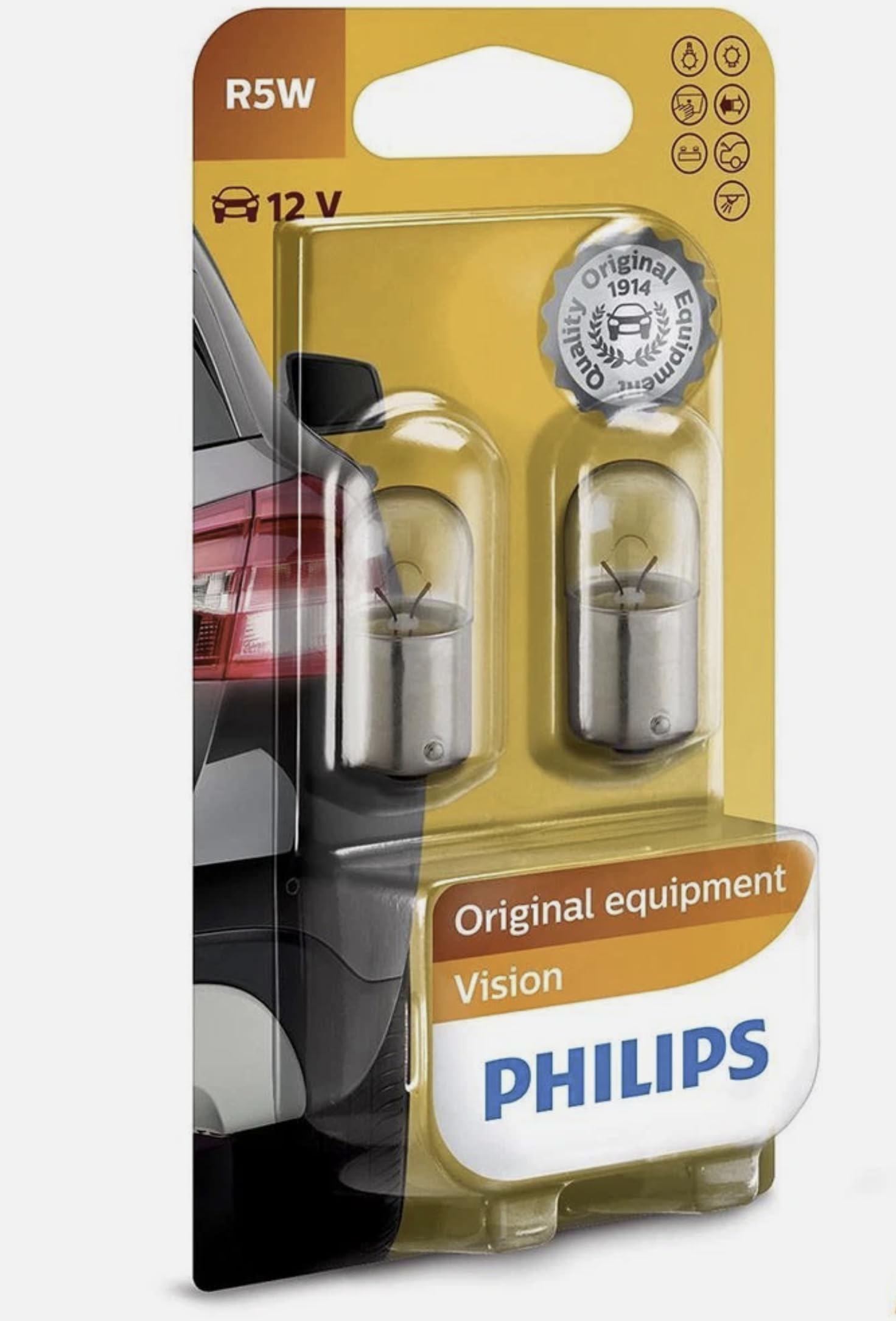 Philips 0730018 12821b2 R5 W Premium 12 V Paar Philips 0730018 12821b2 R5 W Premium 12 V Paar von Philips