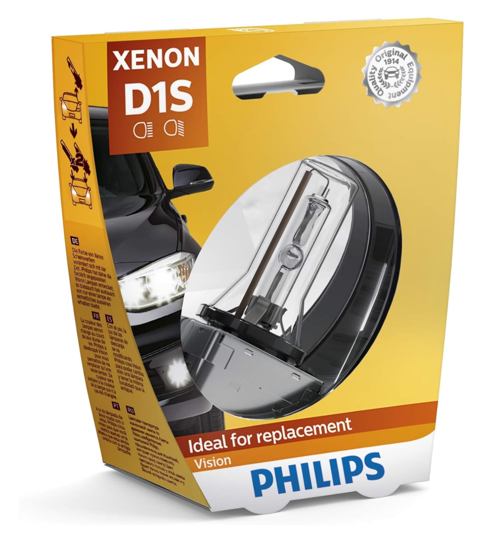 D1S 35W PK32d2 Xenon Vision 4300K 1st. Philips von Philips
