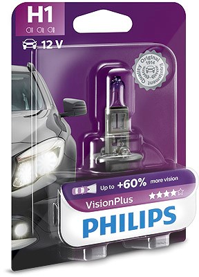Philips Glühlampe, Fernscheinwerfer [Hersteller-Nr. 12258VPB1] für Abarth, Alfa Romeo, Alpina, Audi, BMW, Chevrolet, Chrysler, Citroën, Dacia, Daewoo, von Philips