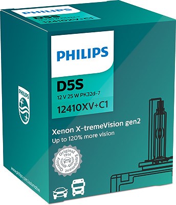 Philips Glühlampe, Fernscheinwerfer [Hersteller-Nr. 12410XV+C1] für Alfa Romeo, Audi, Chevrolet, Citroën, Ds, Fiat, Ford, Jeep, Mitsubishi, Opel, Skod von Philips