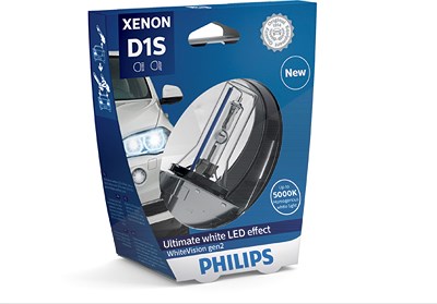 Philips Glühlampe, Fernscheinwerfer [Hersteller-Nr. 85415WHV2S1] für Abarth, Alfa Romeo, Alpina, Audi, BMW, Cadillac, Chrysler, Citroën, Ds, Fiat, For von Philips