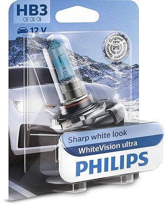 Philips Glühlampe, Fernscheinwerfer [Hersteller-Nr. 9005WVUB1] für Alfa Romeo, Alpina, Audi, BMW, Cadillac, Chevrolet, Chrysler, Citroën, Daihatsu, Do von Philips