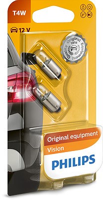 Philips Glühlampe, Positions-/Begrenzungsleuchte [Hersteller-Nr. 12929B2] für Alfa Romeo, Audi, Austin, BMW, Chrysler, Citroën, Dodge, Fiat, Ford, Hyu von Philips
