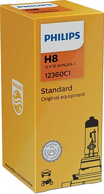 Philips Glühlampe, Tagfahrleuchte [Hersteller-Nr. 12360C1] für Alpina, Audi, BMW, Chevrolet, Citroën, Daihatsu, Fiat, Ford, Ford Usa, Honda, Hyundai, von Philips