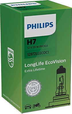 Philips Glühlampe, Tagfahrleuchte [Hersteller-Nr. 12972LLECOC1] für Abarth, Alfa Romeo, Alpina, Audi, BMW, Chevrolet, Chrysler, Citroën, Dacia, Daewoo von Philips