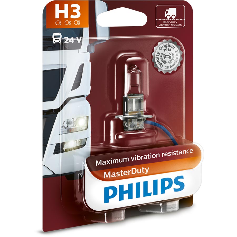 Philips H3 Glühlampe 24V, 1 Stück von Philips