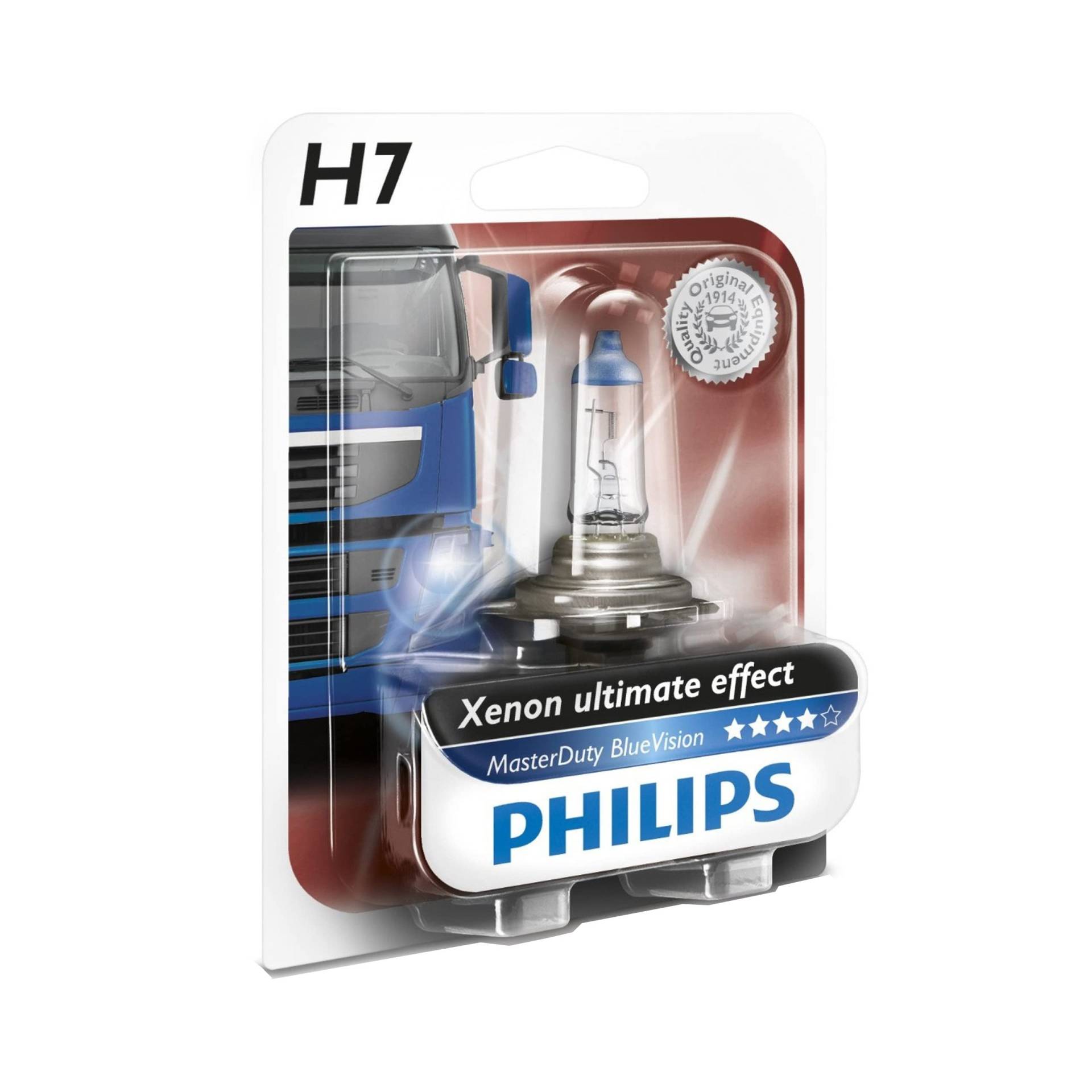 Philips MasterDuty BlueVision 24V H7 Scheinwerferlampe Philips MasterDuty BlueVision 24V H7 Scheinwerferlampe von Philips