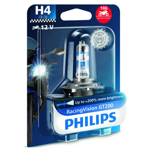 RacingVision GT200 H4 moto, 60/55W Philips RacingVision GT200 H4 moto, 60/55W Philips von Philips